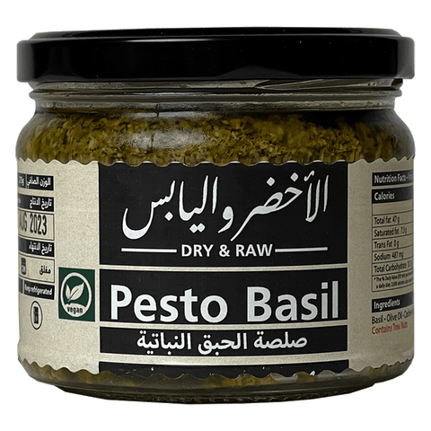 Dry & Raw Pesto Sauce