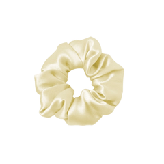 Salma Silk Scrunchie Beige