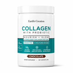 Earth's Creation Chocolate Collagen With Probiotics