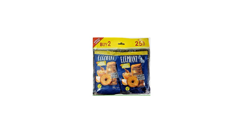 Elephant Buy 2 Elephant -Pretzel Discs-Honey Mustard and Onion