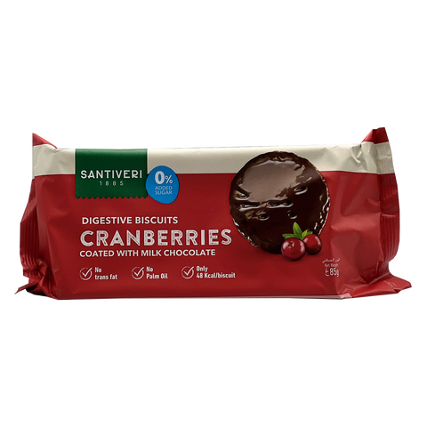 Santiveri Digestive Cranberries With Milk Choco