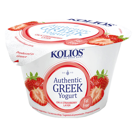 Kolios Authentic Greek Strawberry Yogurt 0% fat