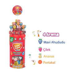 Super Duper Multivitamin Zero Lollipop Sugar Free Stand