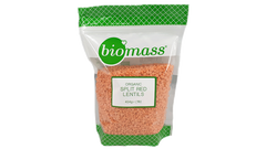 Biomass Organic Dried Split Red Lentils