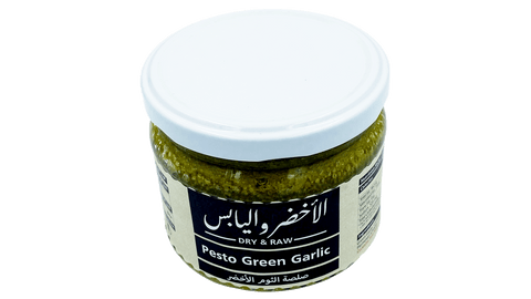 Dry & Raw Pesto Green Garlic Sauce