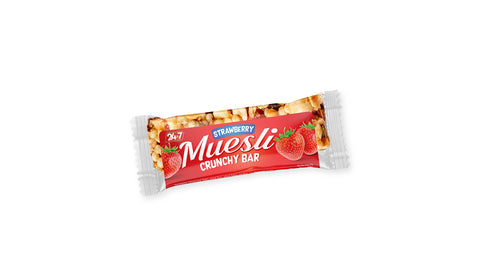 Strawberry Crunchy Muesli Bar