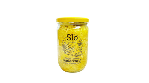Slo Sauerkraut Ginger Turmeric